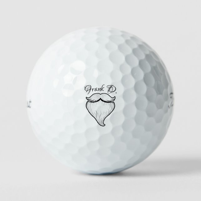 Balles De Golf Père Noël Christmas Gift, Titleist Monogramme (Recto)