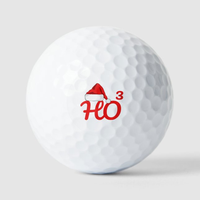 Balles De Golf Père Noël Ho Christmas (Recto)