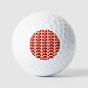 Balles De Golf Perfect Smile Femme Fatale Pop-art