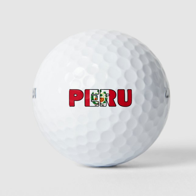 Balles De Golf Pérou (Devant)