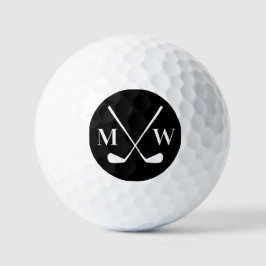 Balles De Golf Personalized Initial Monogram