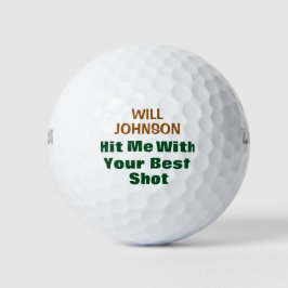 Balles De Golf Personnalisation et personnalisation des boules de