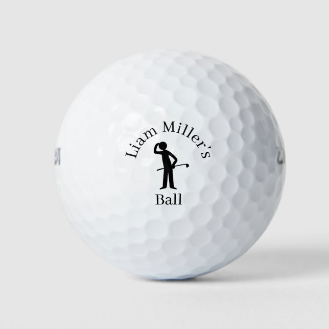 Balles De Golf Personnalisé (Devant)