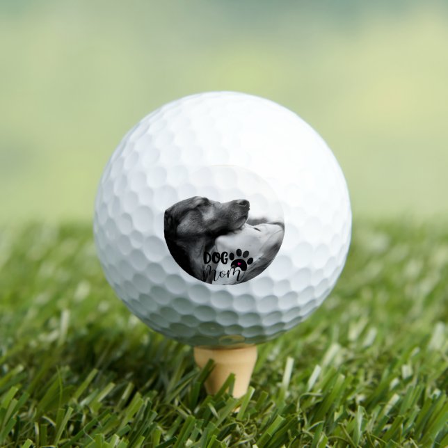 Balles De Golf Personnalisé Animal Photo Chien Maman Keepsaké (T-shirt Insitu)