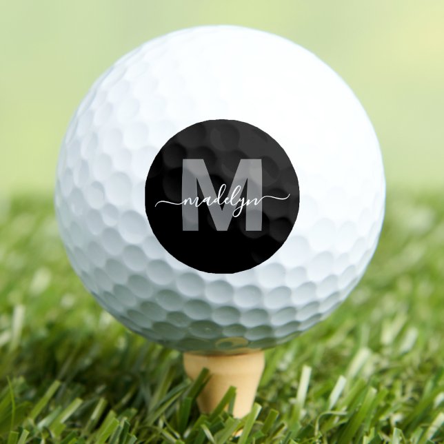 Balles De Golf Personnalisé Créez Votre Propre Nom Initial Monogr (Custom Create Your Own Initial Name Monogrammed Golf Balls)