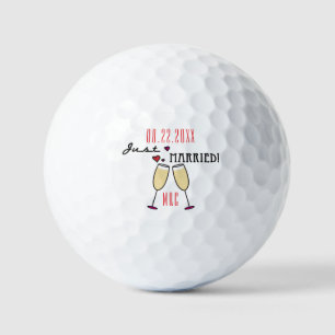 Balles De Golf Personnalisé juste marié