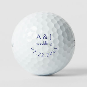 Balles De Golf Personnalisé Mariage Marine Favoriser Titleist Pro