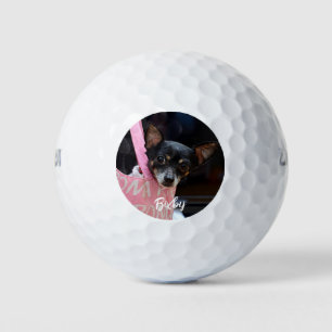 Balles De Golf Personnalisé photo de l'animal de compagnie élégan