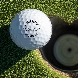 Balles De Golf Personnalisé Si Perdu Veuillez Retourner à Personn