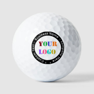 Balles de golf personnalisées avec logo et texte