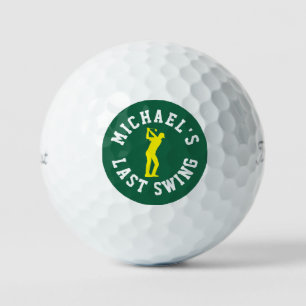 Balles de golf personnalisées pour l'enterrement d