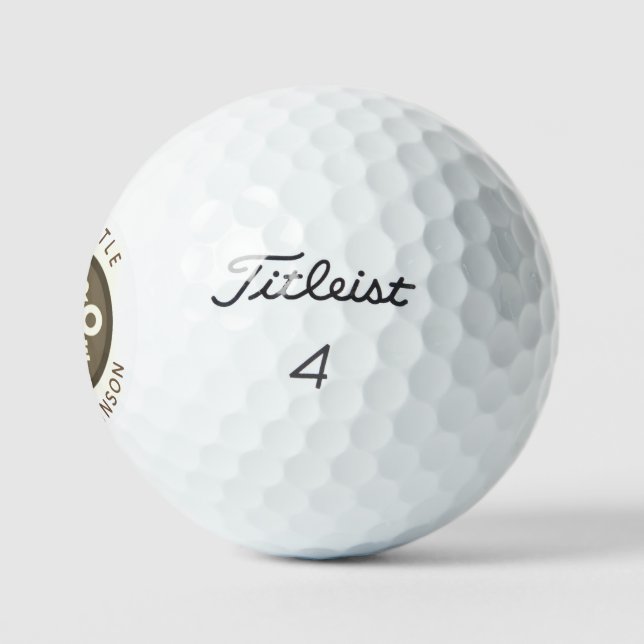 Balles De Golf Personnaliser du logo Classic Elegance (Logo)