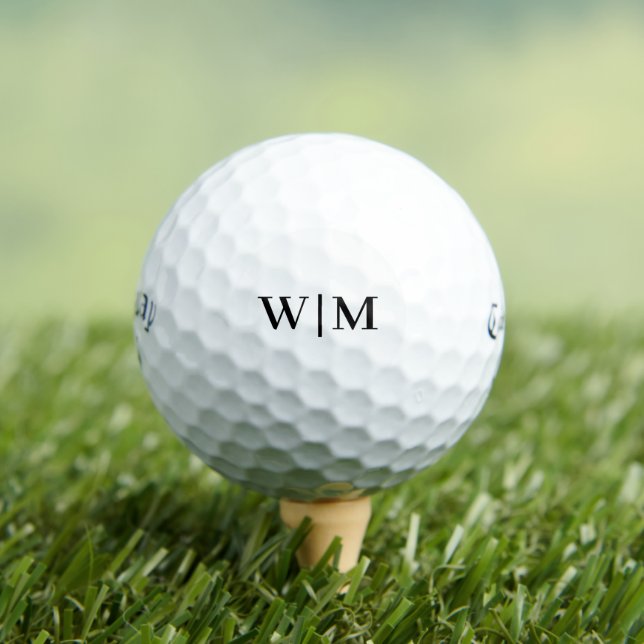 Balles De Golf Personnaliser noir et blanc (T-shirt Insitu)