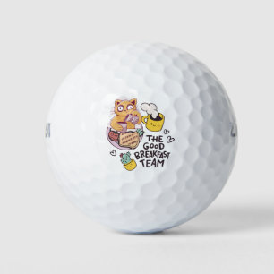 Balles De Golf Petit-déjeuner avec oeuf et bacon le matin