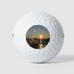 Balles De Golf Petit-déjeuner en Croatie beau coucher de soleil