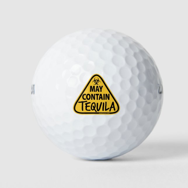 Balles De Golf Peut Contenir Tequila - Panneau Rendement (Devant)