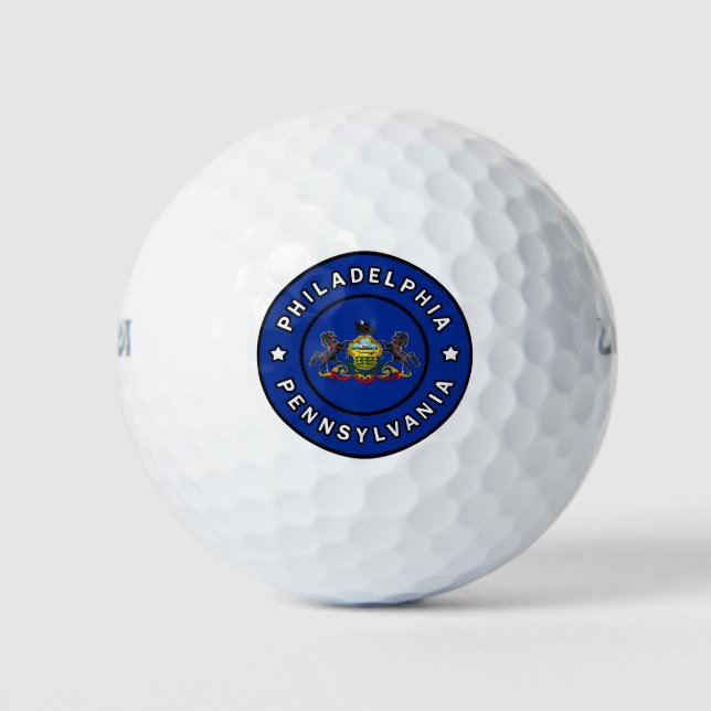 Balles De Golf Philadelphie Pennsylvanie (Devant)