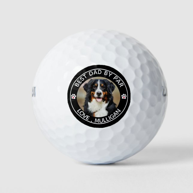 Balles De Golf Photo Chien Personnalisé Animaux de compagnie Meil (Devant)
