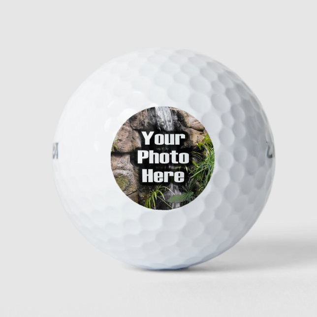 Balles De Golf Photo couleur complète personnalisée (Devant)