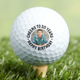 Balles De Golf Photo d'anniversaire 30 ans