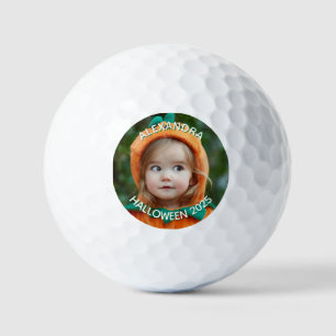Balles De Golf Photo de famille Halloween