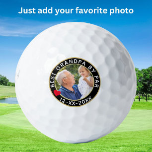 Balles De Golf Photo Famille Meilleur Grand-Père Par Par Date Par