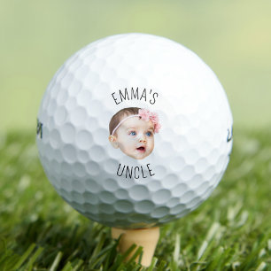 Balles De Golf Photo Personnalisée Du Visage Du Bébé Pour Nouveau