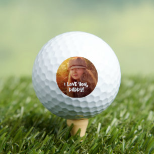 BALLES DE GOLF PHOTO PERSONNALISÉE GOLF BALL POUR PÈRE