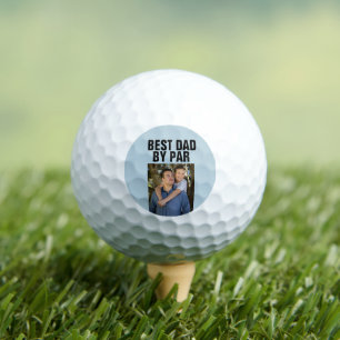 BALLES DE GOLF PHOTO PERSONNALISÉE GOLF BALLS MEILLEUR PÈRE PAR P