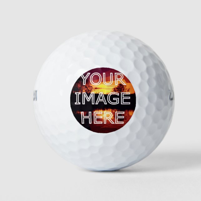Balles De Golf Photo personnalisée imprimée (Devant)