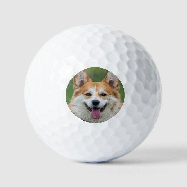 Balles De Golf Photo personnalisée pour animal de compagnie (Recto)