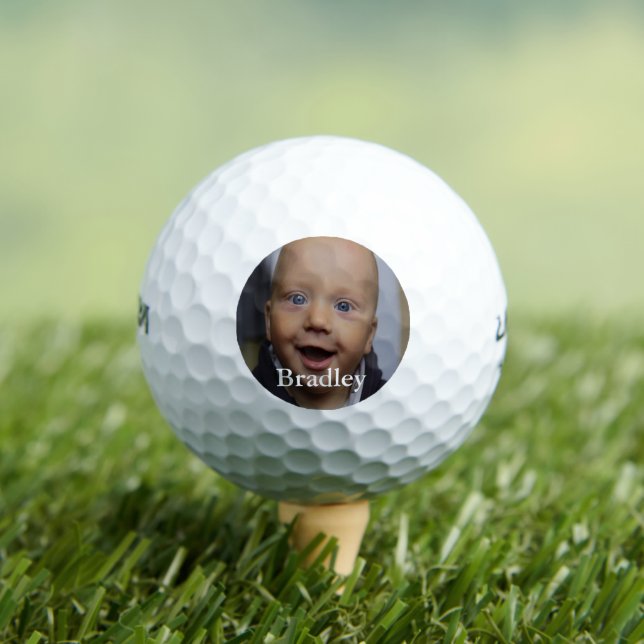 Balles De Golf Photo personnalisée pour bébé (T-shirt Insitu)