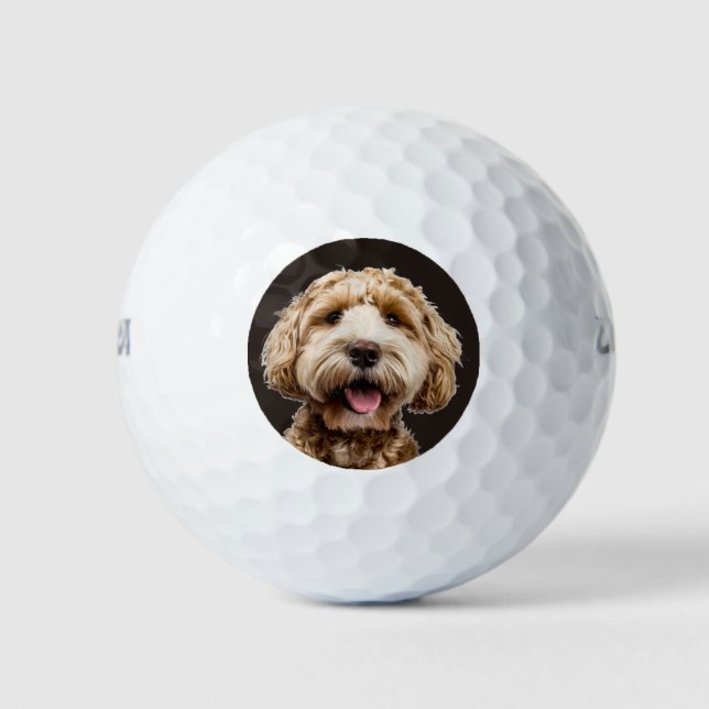 Balles De Golf Photo personnalisée pour chien de compagnie (Devant)