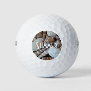 Balles De Golf Photographie des coquillages d'été exotiques tropi