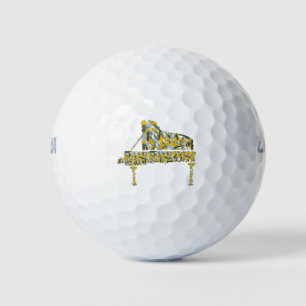Balles De Golf Piano abstrait