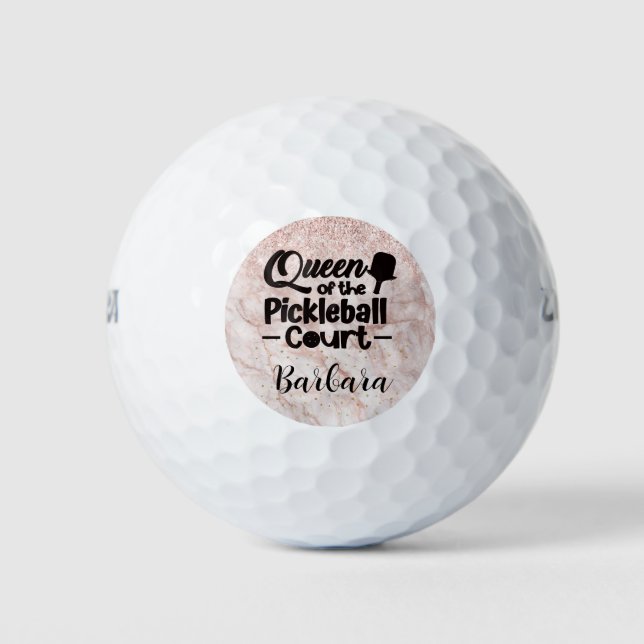 Balles De Golf PIckleball Gal Reine de la Cour (Devant)