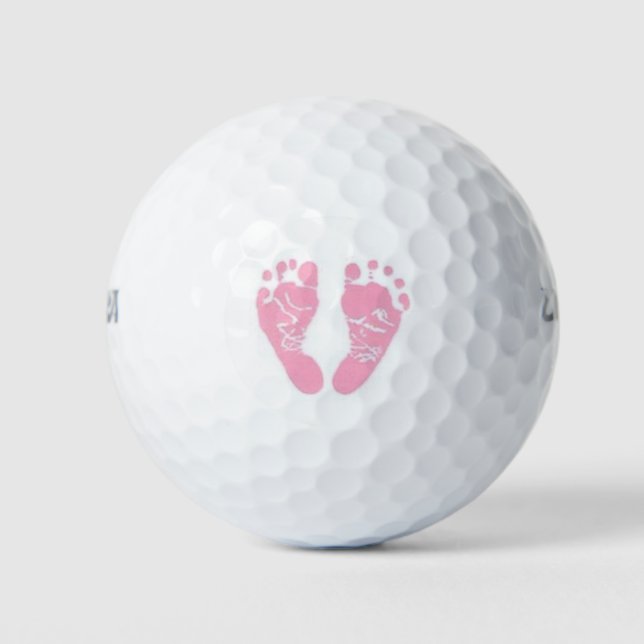 Balles De Golf Pieds bébé fille (Devant)