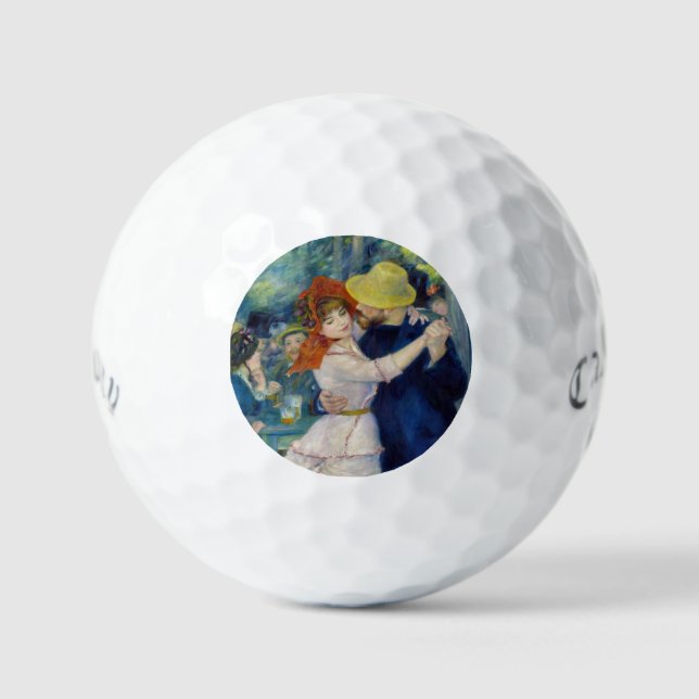 Balles De Golf Pierre-Auguste Renoir - Danse à Bougival (Recto)