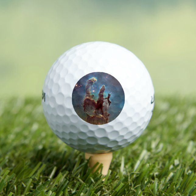 Balles De Golf Piliers de création, Aigle Nebula Hubble Space (T-shirt Insitu)