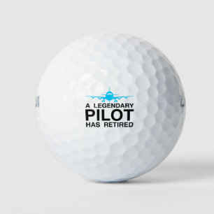 Balles De Golf Pilote légendaire à la retraite