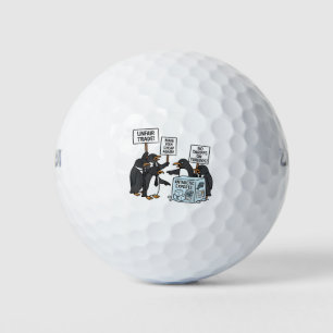Balles De Golf Pingouins contre les tarifs douaniers anti-Trump