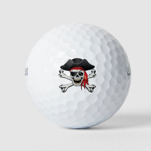 Balles De Golf Pirate (Devant)