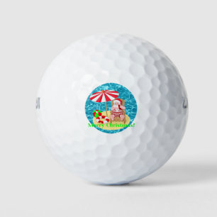 Balles De Golf plage santa claus