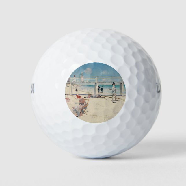 Balles De Golf Plage (Vacances à Mentone) (Art australien) (Devant)