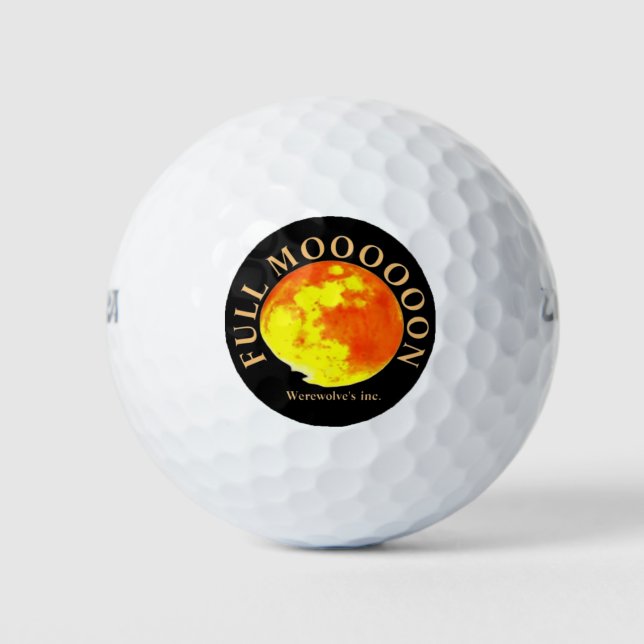 BALLES DE GOLF PLEINE LUNE (Devant)
