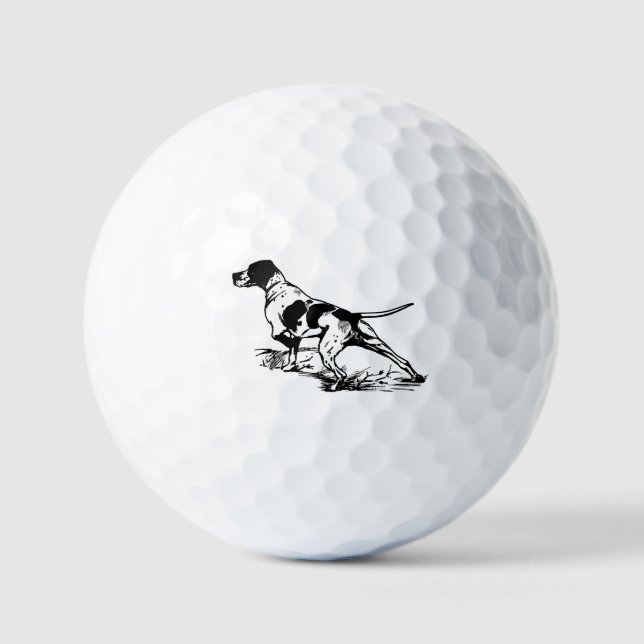 Balles De Golf Pointeur anglais (Recto)