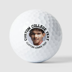 Balles De Golf Police College personnalisée Texte photo Boules de