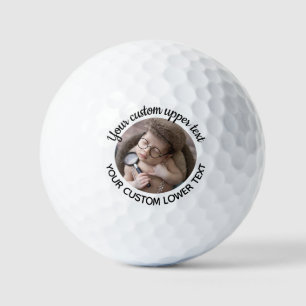 Balles De Golf Police manuscrite personnalisée et billes de golf 