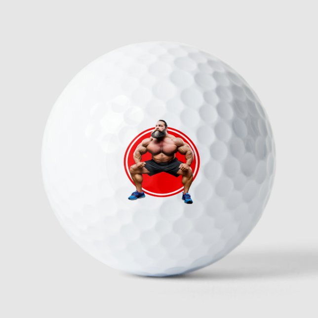 Balles De Golf Porté Musculaire (Recto)