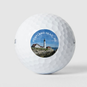 Balles De Golf Portland Head Lighthouse Maine Photo